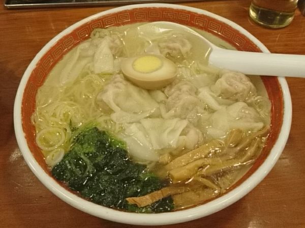 「広州雲呑麺(塩)」@広州市場 五反田店の写真