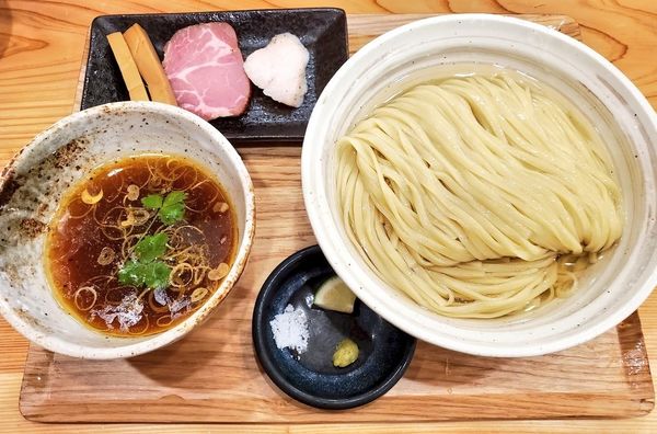 「昆布水の醤油つけ麺」@麺道 ひとひらの写真
