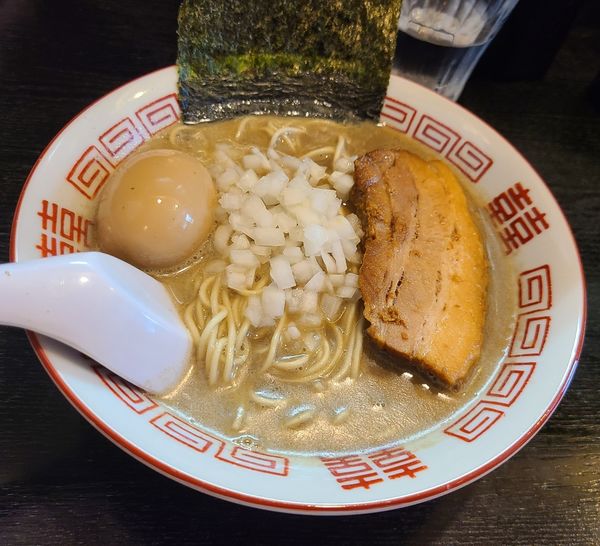 「中華ソバ¥800+味玉¥100+和え玉¥200」@中華ソバ 伊吹の写真