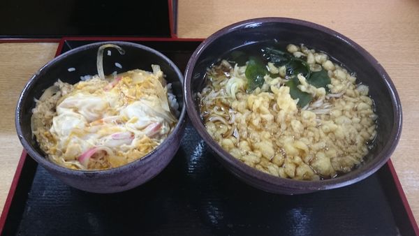「たまご丼セット（580円）」@ゆで太郎 南大井店の写真