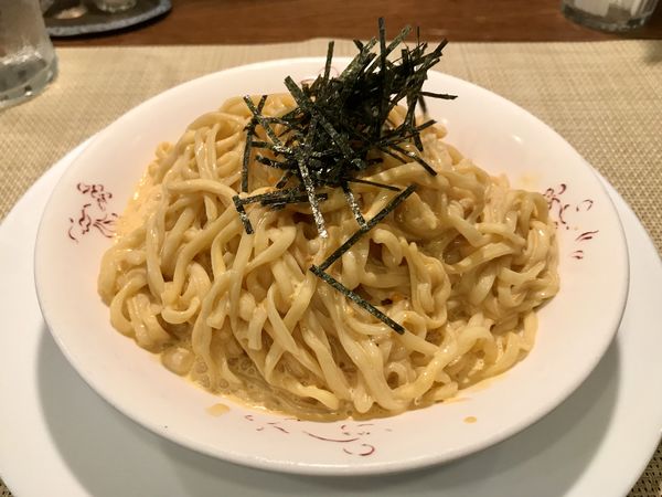 「うにクリーム 大盛」@冷やし中華専門店 HiyaChuの写真