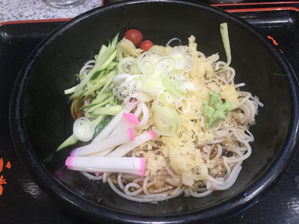 「冷やしたぬきそば（￥350）」@小諸そば 神田店の写真