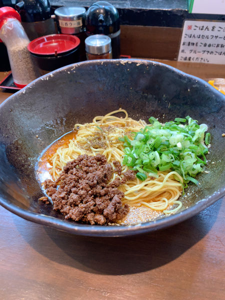 「汁なし坦々麺　2辛」@汁なし担担麺 階杉 周南店の写真