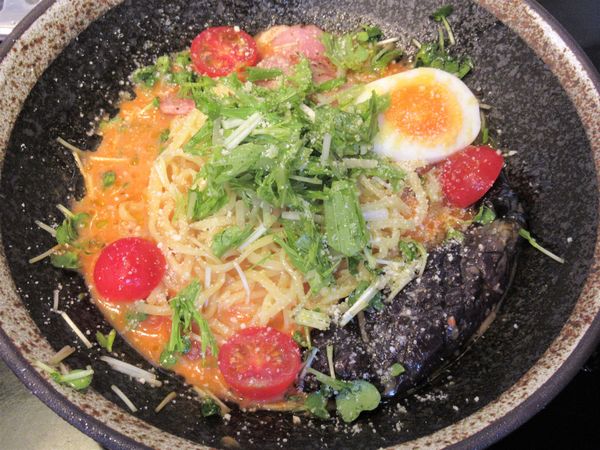 「【夏季限定】ピリ辛冷やしトマト麺（850円）」@北海道らーめん 味源 立川北口店の写真