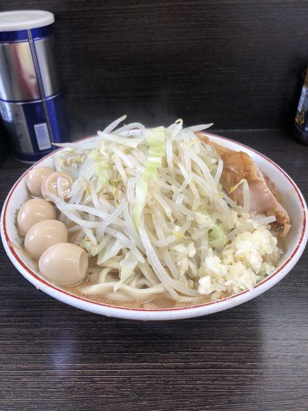 「ラーメン＋うずら」@ラーメン二郎 川越店の写真