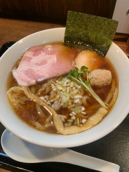 「中華そば（中） 880円」@粉麺小屋の写真
