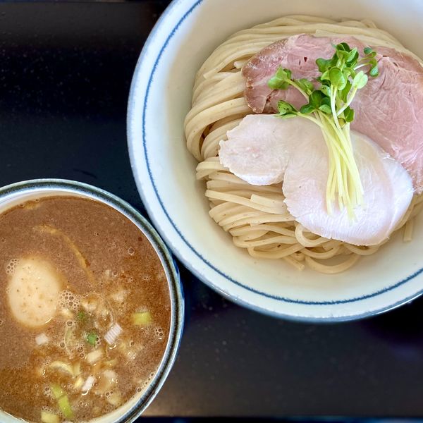 「鶏魚介つけ麺 大盛 ￥800円（味玉サービスCP）」@つけ麺 いな月の写真