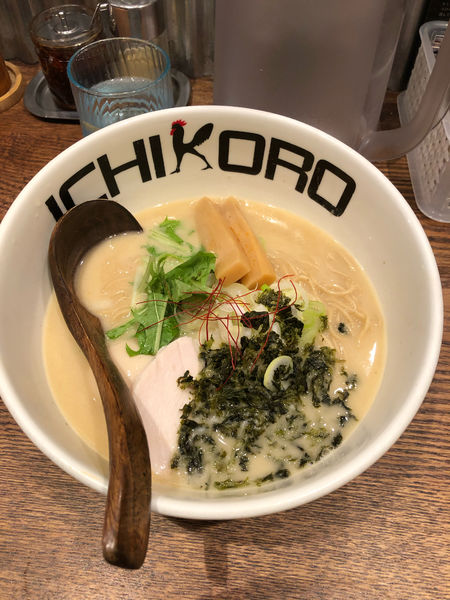 「純鶏あおさそば」@鶏そば十番 156 ICHIKORO 麻布十番店の写真