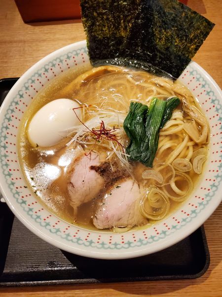 「味玉塩そば」@中華そば 勝本の写真