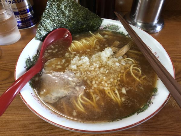 「中華そば600円+大盛100円　700円」@中華そば 吾衛門の写真