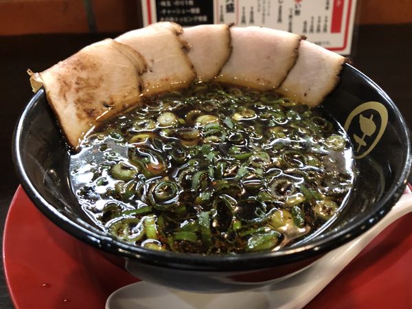 「松本ブラックつけそば」@中華そば マルキ商店の写真