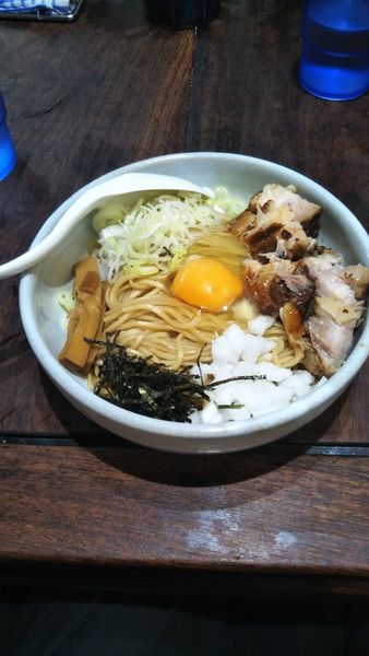 「煮干し油そば」@らーめん つけめん 和み屋の写真