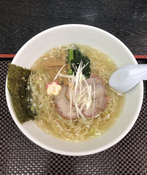 「塩ら〜麺　800円」@手打中華もめんの写真