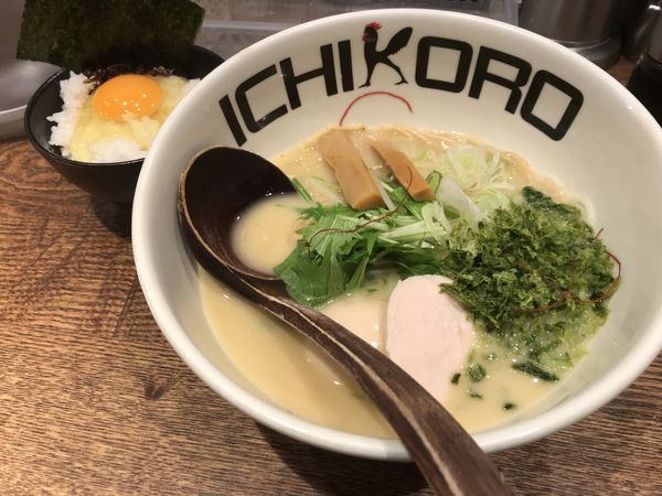 「純鶏あおさそば」@鶏そば十番 156 ICHIKORO 麻布十番店の写真