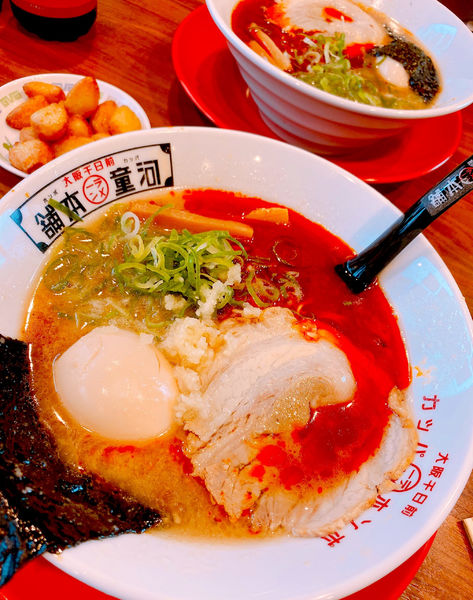 「赤河童ラーメン」@河童ラーメン本舗 寝屋川店の写真