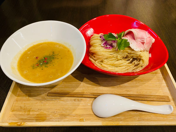 「鶏の濃厚つけ麺」@拉麺 ぶらいの写真