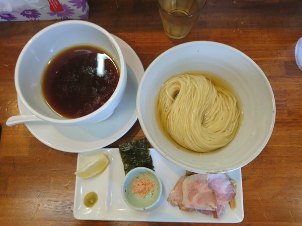「昆布水つけ麺 醤油」@塩らーめん 千茶屋の写真