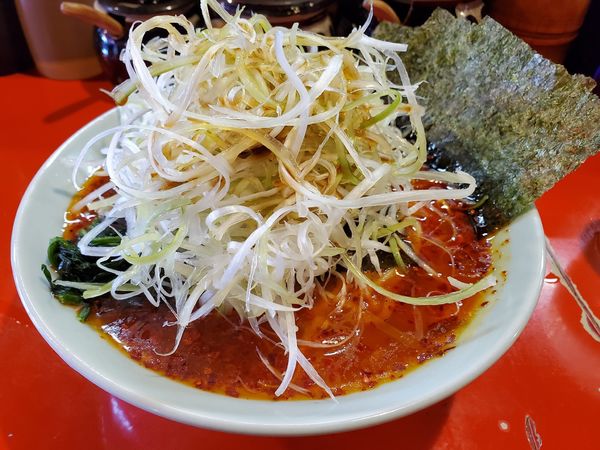 「ネギラーメン＋辛子鶏油」@介一家 うりゅうの写真