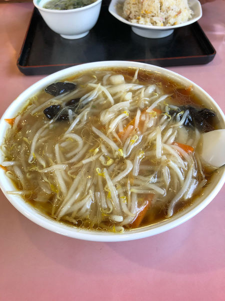 「もやしそば800円+大盛100円」@ラーメン 寿園の写真