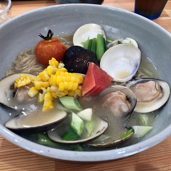 「はまぐり塩そば(1200円)、真鯛づけご飯小(500円)」@幻のタンポポ 寳登山参道本店の写真