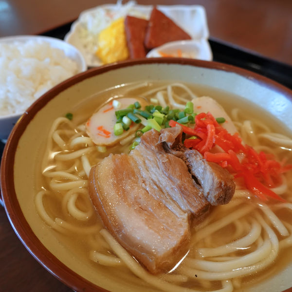 「そば定食 690円」@軽食の店 ルビー 泊店の写真