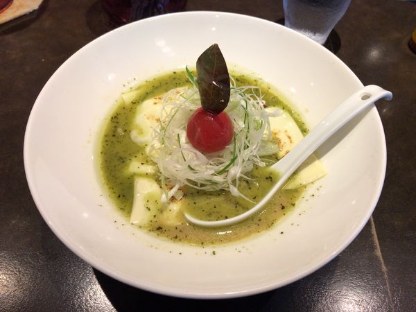 「バジルdeグリーン味噌　チーズプラス」@麺 藏藏の写真