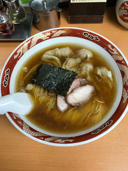 「ワンタンメン 1,120円」@支那ソバ かづ屋の写真