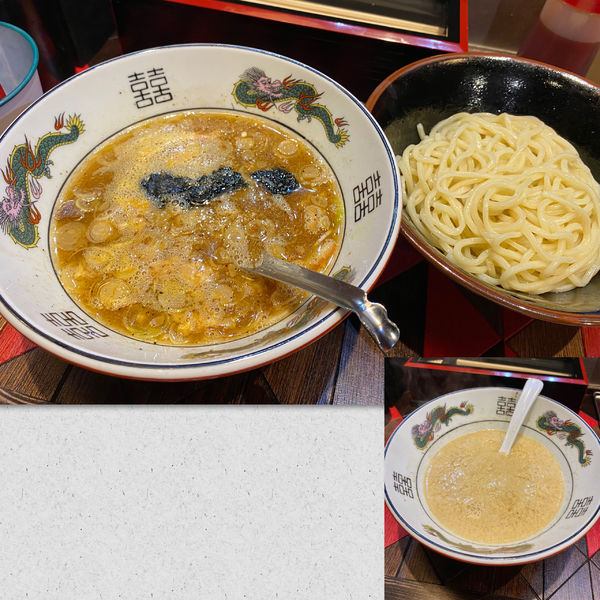 「納豆つけめん(並・200g) ¥1030」@オールドラーメンショップ 逆流の写真
