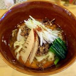 汁なし担々麺（辛さ4・シビレ4）