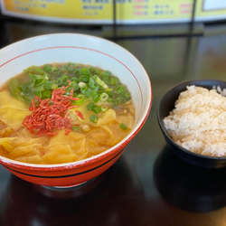 海老煮干しラーメン＋海老ワンタン