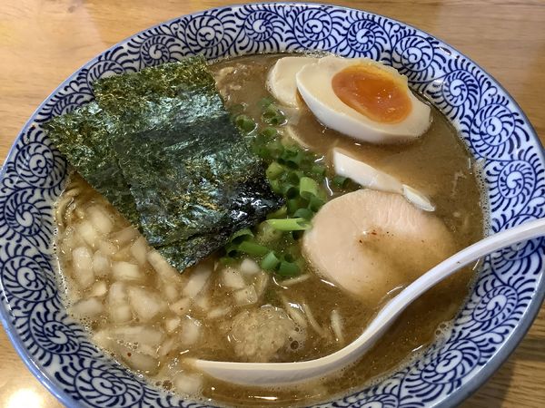 「濃厚煮干し中華そば 800円＋味玉100円」@麺屋きよたかの写真