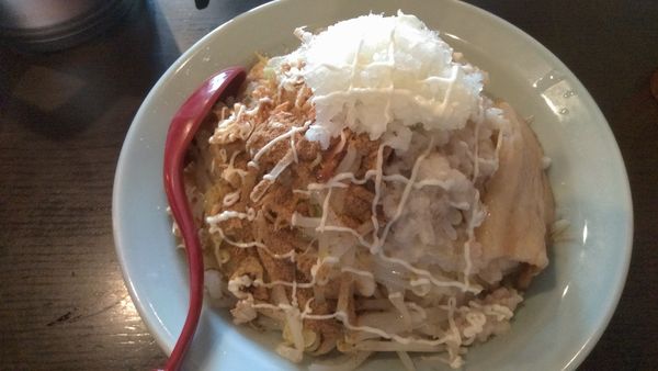 「まぜそば900円くらい」@山勝角ふじ 総本店の写真