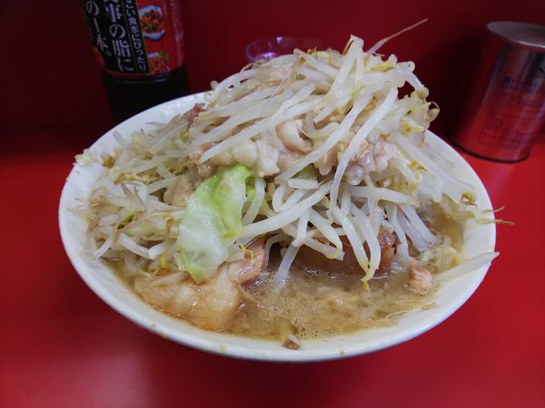 「豚ラーメン(麺硬め・麺少なめ)」@ラーメン二郎 三田本店の写真