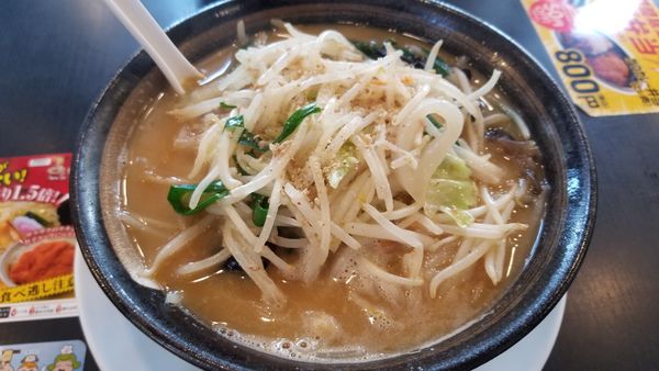 「味噌野菜たんめん　大盛」@幸楽苑 塩尻広丘店の写真