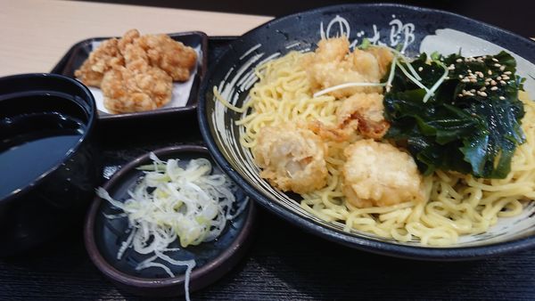 「帆立天ざる中華」@ゆで太郎 川越鴨田店の写真