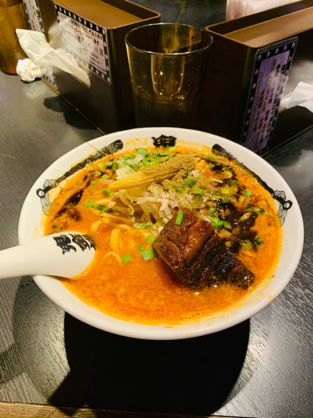 「からしび味噌らー麺」@カラシビ味噌らー麺 鬼金棒 池袋店の写真