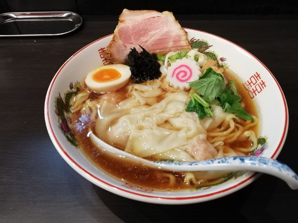 「五目ワンタン麺　限定」@中華麺きなりの写真