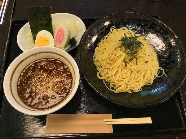 「もつつけ麺 中盛」@もつ焼き煮込み 三六 八重洲店の写真