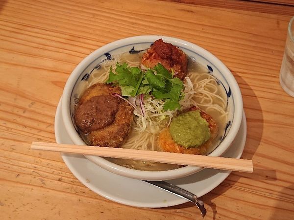 「可楽餅（クロケット）そば、など」@ひつじそば 人と羊の写真