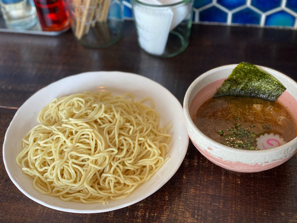 「醤油つけ麺大盛」@らーめん 太陽堂の写真