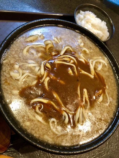 「カレーラーメン (小ライス付き) ￥990」@秋田ラーメン はまの写真