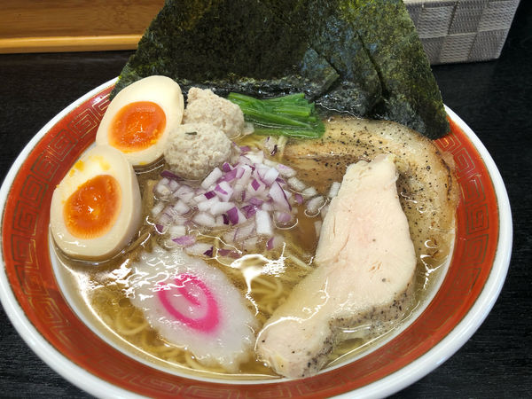 「特製煮干しそば1080円」@中華そば 浜田屋 平須店の写真