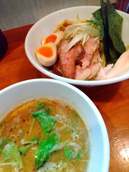 「特製醤油つけ麺」@自家製麺ラーメンKの写真