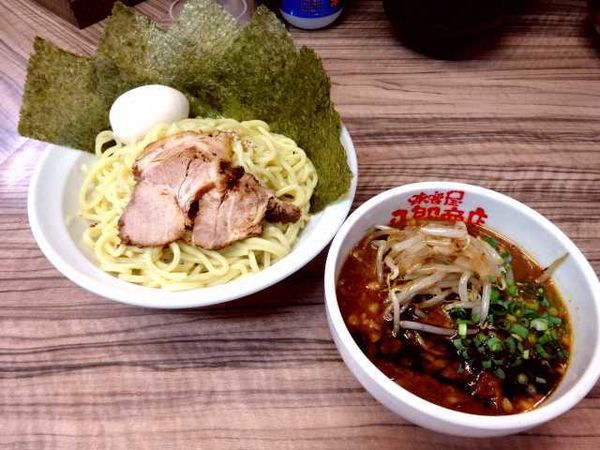 「味噌つけめんデラックス(1150円，麺大盛り無料550g)」@味噌屋八郎商店 新宿店の写真