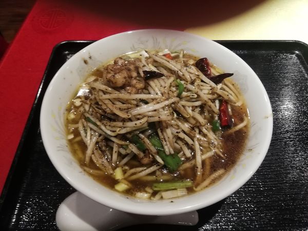 「にらもやしそば　麻婆丼セット　750円」@神田 天府の写真