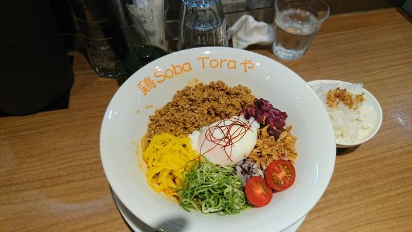 「冷やしシビ辛鶏soba 1000円」@鶏Soba Toraやの写真
