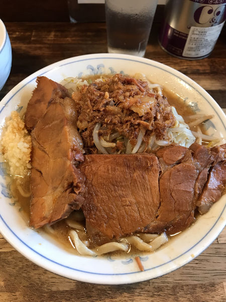 「ラーメン＋生卵W」@らーめん梵’s BONES北浦和本店の写真