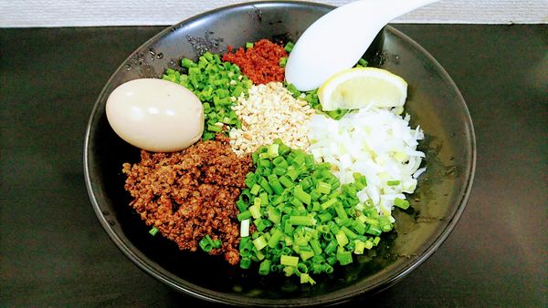 「新担担麺+味玉」@自家製麺SHINの写真