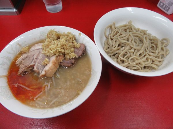 「つけ麺中（８８０円）＋生姜５０円」@豚男 -BUTAMEN-の写真