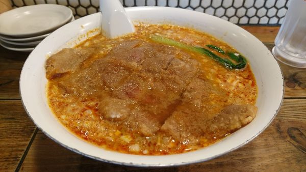 「【昼】排骨担々麺」@げんてんの写真